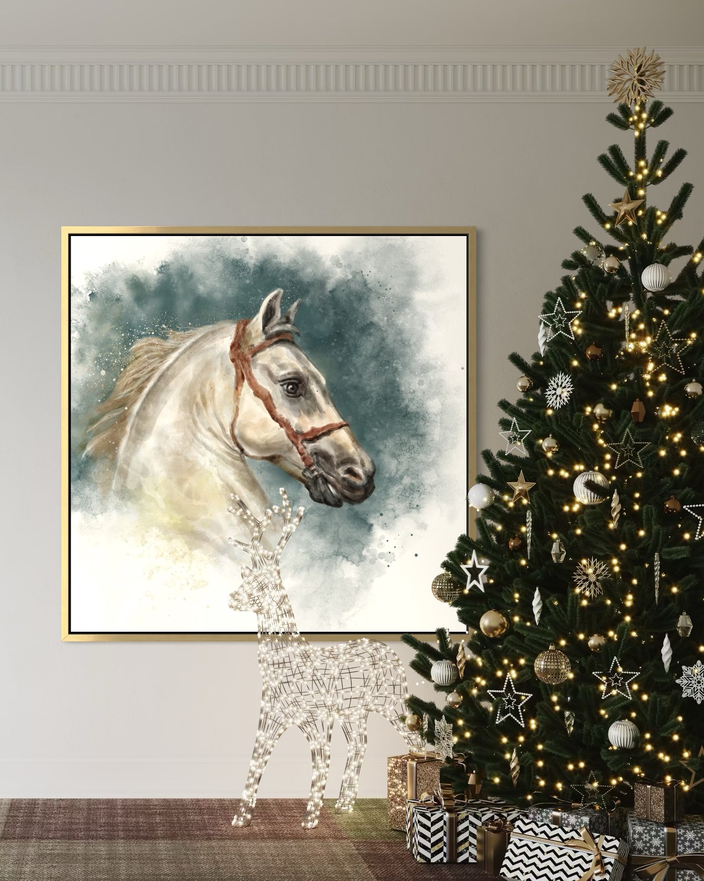 Royal Horse watercolor