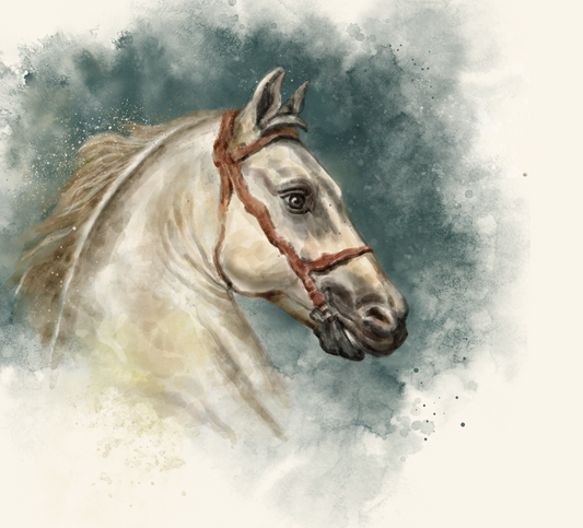 Royal Horse watercolor